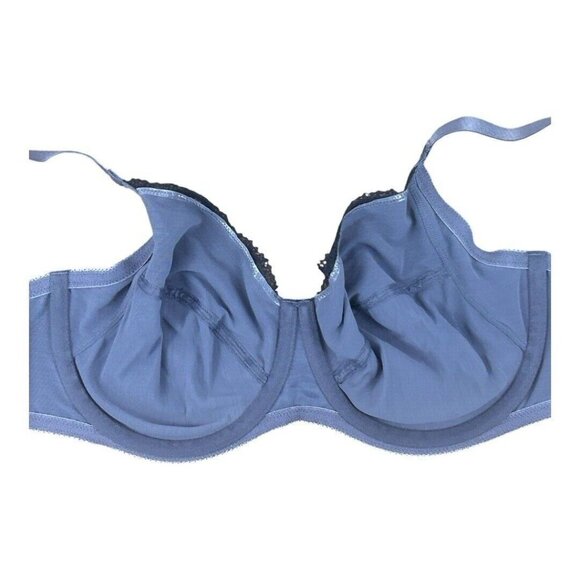 Wonderbra Plus Charcoal Printed With Black Lace Full Support Underwire Bra 40C - Picture 12 of 14